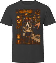 Cardigan Welsh Corgi Drinking Beer at the Bar T Shirt Cardigan Welsh Corgi Drinking Beer at the Bar T Shirt