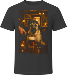 Anatolian Shepherd Dog Drinking Beer at the Bar T Shirt Anatolian Shepherd Dog Drinking Beer at the Bar T Shirt