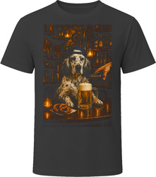 English Setter Drinking Beer at the Bar T Shirt English Setter Drinking Beer at the Bar T Shirt