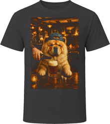 Chow Chow Drinking Beer at the Bar T Shirt Chow Chow Drinking Beer at the Bar T Shirt