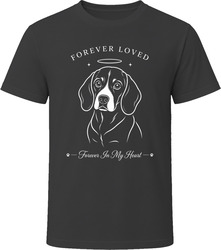 Beagle Forever Loved Dog Memorial T Shirt