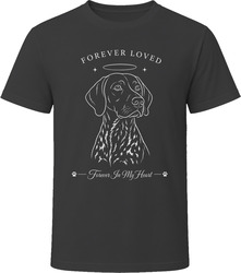 German Shorthaired Pointer Forever Loved Dog Memorial T Shirt