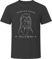 Cane Corso Forever Loved Dog Memorial T Shirt