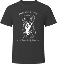 Pembroke Welsh Corgi Forever Loved Dog Memorial T Shirt