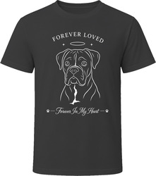 Boxer Forever Loved Dog Memorial T Shirt
