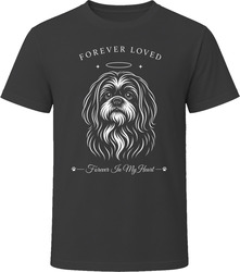 Shih Tzu Forever Loved Dog Memorial T Shirt