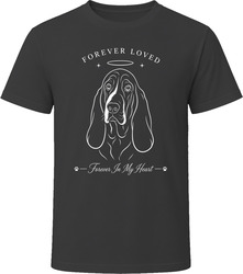 Basset Hound Forever Loved Dog Memorial T Shirt Basset Hound Forever Loved Dog Memorial T Shirt