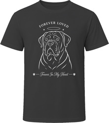 Mastiff Forever Loved Dog Memorial T Shirt Mastiff Forever Loved Dog Memorial T Shirt