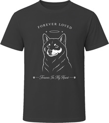 Shiba Inu Forever Loved Dog Memorial T Shirt Shiba Inu Forever Loved Dog Memorial T Shirt