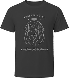 Newfoundland Forever Loved Dog Memorial T Shirt Newfoundland Forever Loved Dog Memorial T Shirt