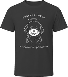 Bichon Frise Forever Loved Dog Memorial T Shirt Bichon Frise Forever Loved Dog Memorial T Shirt