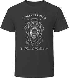 Wirehaired Pointing Griffon Forever Loved Dog Memorial T Shirt Wirehaired Pointing Griffon Forever Loved Dog Memorial T Shirt