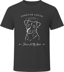 Russell Terrier Forever Loved Dog Memorial T Shirt Russell Terrier Forever Loved Dog Memorial T Shirt