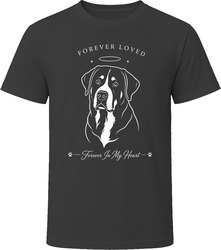 Greater Swiss Mountain Dog Forever Loved Dog Memorial T Shirt Greater Swiss Mountain Dog Forever Loved Dog Memorial T Shirt
