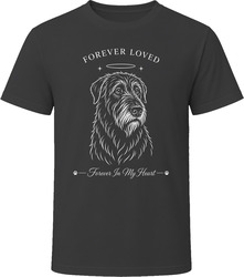Irish Wolfhound Forever Loved Dog Memorial T Shirt