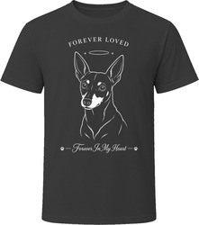 Rat Terrier Forever Loved Dog Memorial T Shirt