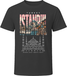 Istanbul Turkey Where East Meets West T Shirt Istanbul Turkey Where East Meets West T Shirt