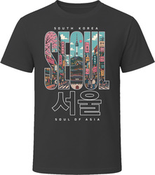 Seoul South Korea Soul of Asia T Shirt Seoul South Korea Soul of Asia T Shirt