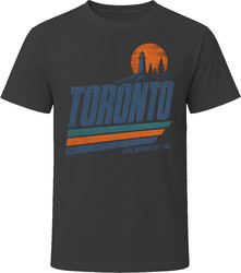 Toronto Lake Ontario Est 1793 Retro Stripe T Shirt Toronto Lake Ontario Est 1793 Retro Stripe T Shirt