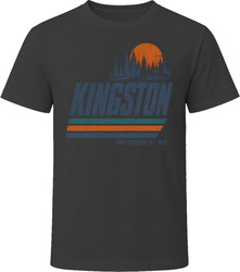Kingston Lake Ontario Est 1673 Retro Stripe T Shirt Kingston Lake Ontario Est 1673 Retro Stripe T Shirt