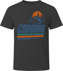 Cobourg Lake Ontario Est 1798 Retro Stripe T Shirt Cobourg Lake Ontario Est 1798 Retro Stripe T Shirt