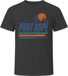 Port Hope Lake Ontario Est 1793 Retro Stripe T Shirt Port Hope Lake Ontario Est 1793 Retro Stripe T Shirt