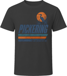 Pickering Lake Ontario Est 1811 Retro Stripe T Shirt Pickering Lake Ontario Est 1811 Retro Stripe T Shirt