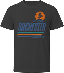 Rochester Lake Ontario Est 1803 Retro Stripe T Shirt Rochester Lake Ontario Est 1803 Retro Stripe T Shirt
