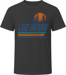 Lake Ontario Est 1615 New York T Shirt Lake Ontario Est 1615 New York T Shirt