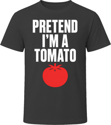 Pretend I'm A Tomato Funny Lazy Halloween Costume T Shirt