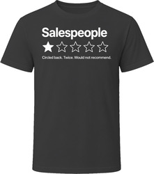 Salesperson One Star Review Funny Sales Gift T Shirt Salesperson One Star Review Funny Sales Gift T Shirt