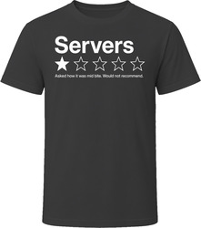 Server One Star Review Funny Waitress Waiter Gift T Shirt Server One Star Review Funny Waitress Waiter Gift T Shirt