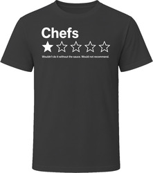 Chef One Star Review Funny Cooking Gift T Shirt Chef One Star Review Funny Cooking Gift T Shirt