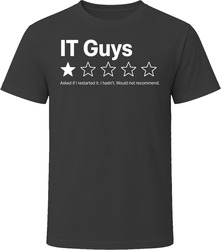 It Guy One Star Review Funny Tech Support Gift T Shirt It Guy One Star Review Funny Tech Support Gift T Shirt