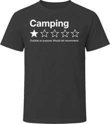 Camping One Star Review Funny Sarcastic Gift T Shirt Camping One Star Review Funny Sarcastic Gift T Shirt