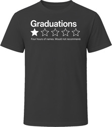 Graduations One Star Review Funny Sarcastic Gift T Shirt Graduations One Star Review Funny Sarcastic Gift T Shirt