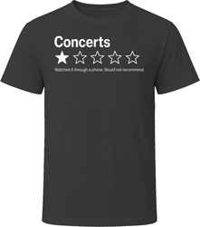 Concerts One Star Review Funny Sarcastic Gift T Shirt Concerts One Star Review Funny Sarcastic Gift T Shirt