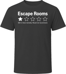 Escape Rooms One Star Review Funny Sarcastic Gift T Shirt Escape Rooms One Star Review Funny Sarcastic Gift T Shirt