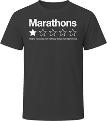 Marathons One Star Review Funny Sarcastic Gift T Shirt Marathons One Star Review Funny Sarcastic Gift T Shirt