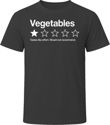 Vegetables One Star Review Funny Sarcastic Gift T Shirt Vegetables One Star Review Funny Sarcastic Gift T Shirt