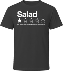 Salad One Star Review Funny Sarcastic Gift T Shirt Salad One Star Review Funny Sarcastic Gift T Shirt