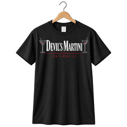 Devil's Martini Retro 90s Toronto Nightclub Lounge Throwback T T Shirt