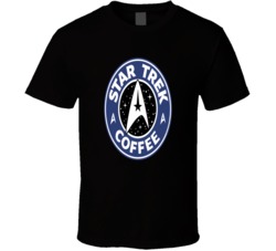 Sci Fi Star Trek Coffee Crossover T Shirt Sci Fi Star Trek Coffee Crossover T Shirt