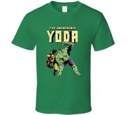 Incredible Yoda Sci Fi Comic Classic Crossover T Shirt Incredible Yoda Sci Fi Comic Classic Crossover T Shirt