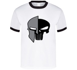 Punisher Soldier Skull Comic Crossover Logo T Shirt Punisher Soldier Skull Comic Crossover Logo T Shirt