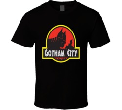Gotham City Batman Comic Movie Cult Mashup Logo T Shirt Gotham City Batman Comic Movie Cult Mashup Logo T Shirt
