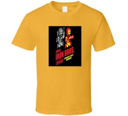 Super Iron Brothers Comic Parody Movie Video Game T Shirt Super Iron Brothers Comic Parody Movie Video Game T Shirt