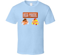 Mega Powers Macho Hogan Tag Team Wrestling Retro 8 Bit T Shirt Mega Powers Macho Hogan Tag Team Wrestling Retro 8 Bit T Shirt
