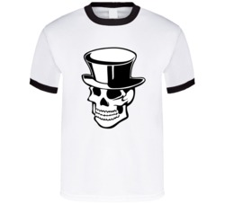 Skull Top Hat T Shirt Skull Top Hat T Shirt
