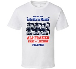Thrilla In Manila Muhammad Ali Smokin Joe Frazier Boxing T Shirt Thrilla In Manila Muhammad Ali Smokin Joe Frazier Boxing T Shirt